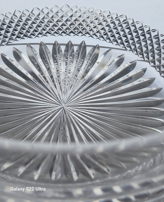 Hand cut lead crystal bowl, Can be customized ,glass