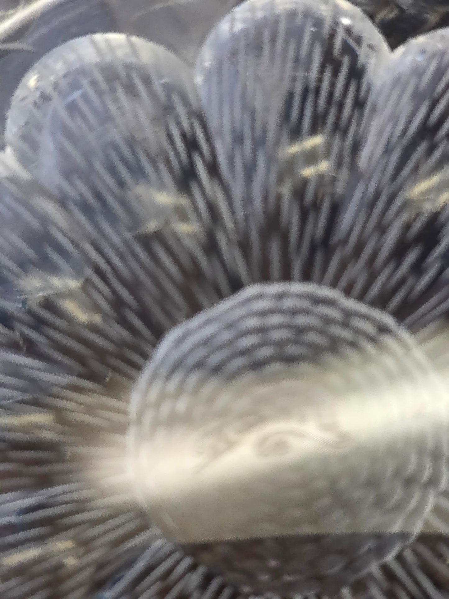 Signed Tuthill American Brilliant Period hand Cut mouth blown blank bowl