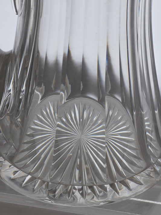 Signed Libbey cut glass pitcher ABP antique.