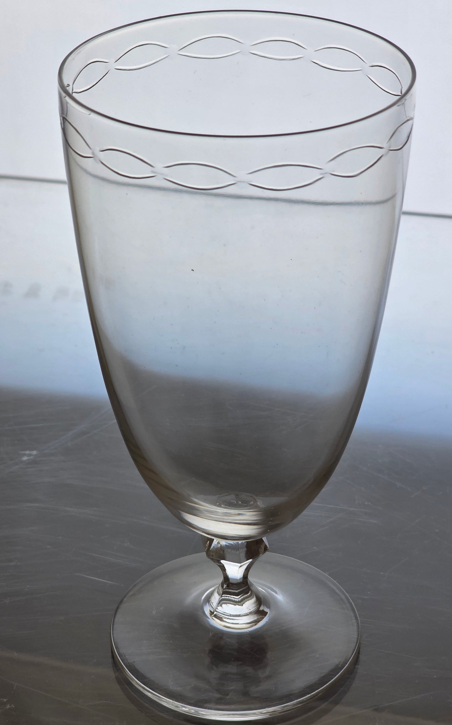 Pair Signed Lenox Crystal sentiment juice glass replacement