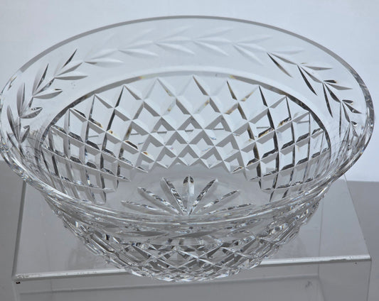 Signed Waterford CRYSTAL Glendale bowl wat06