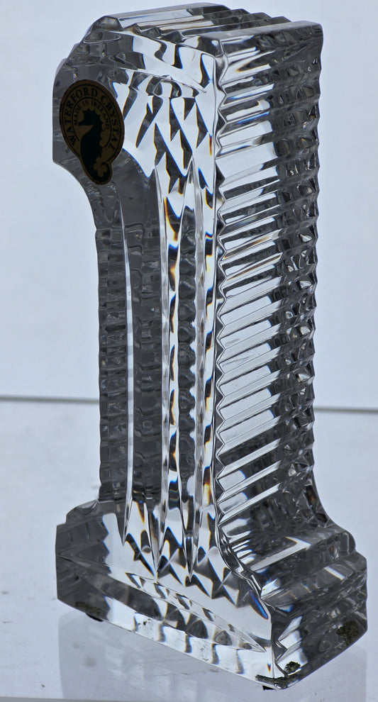 Signed Waterford crystal paperweight # 1