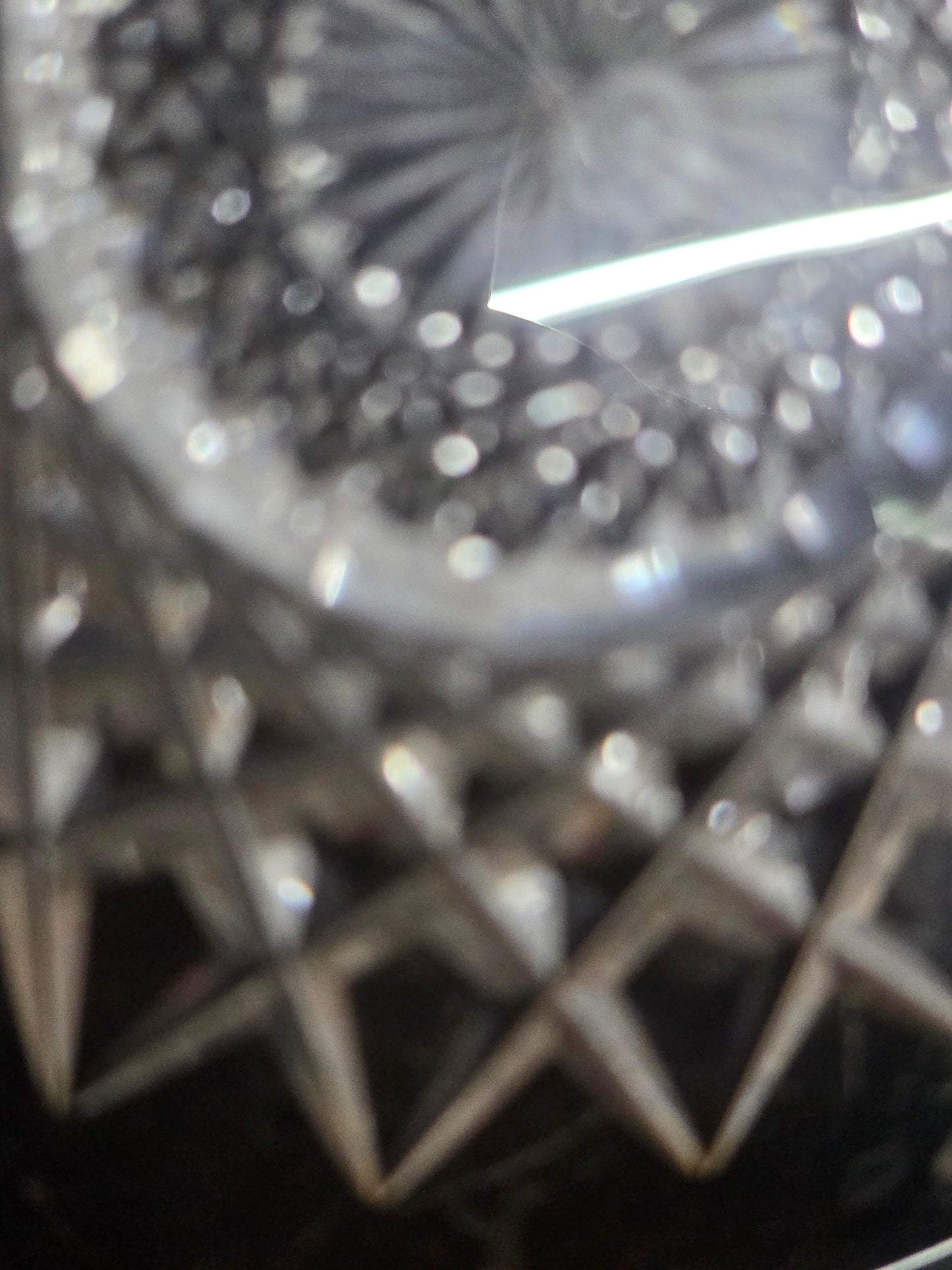 Signed Sinclair ABP cut glass blown blank bowl American brilliant period 1886 -1915 bob54