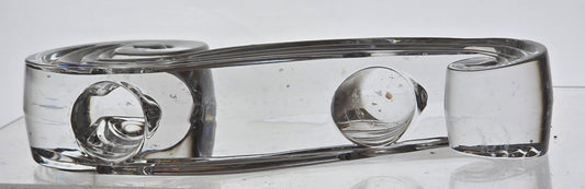 Candle sticks Pair Crystal Scroll lenox