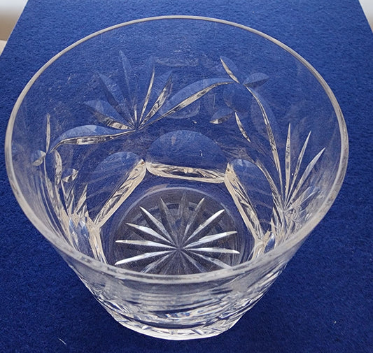 Signed Waterford single on rocks tumbler Crystal Ashling