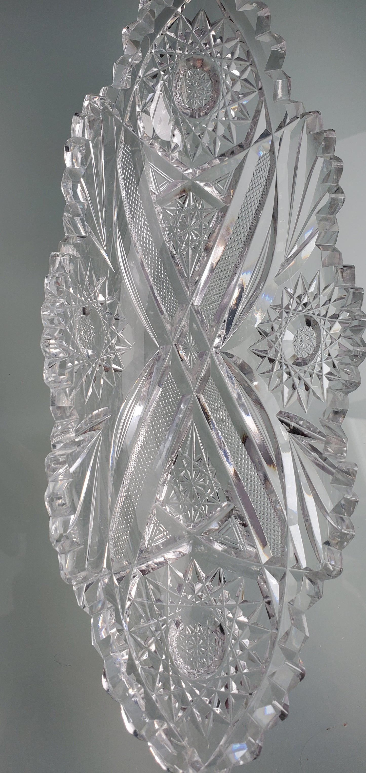 ABP Crystal Cut Glass celery