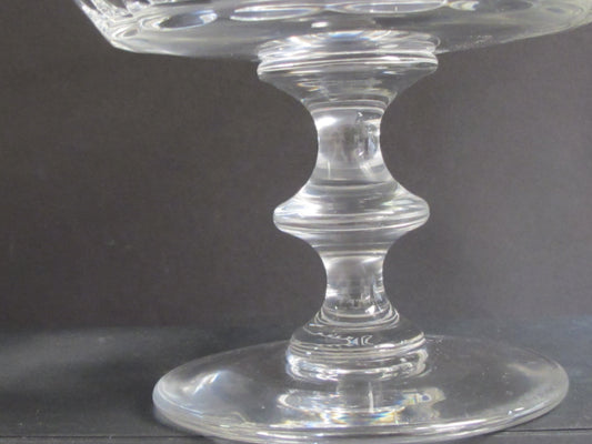 Val st Lambert Hand Cut glass Compote