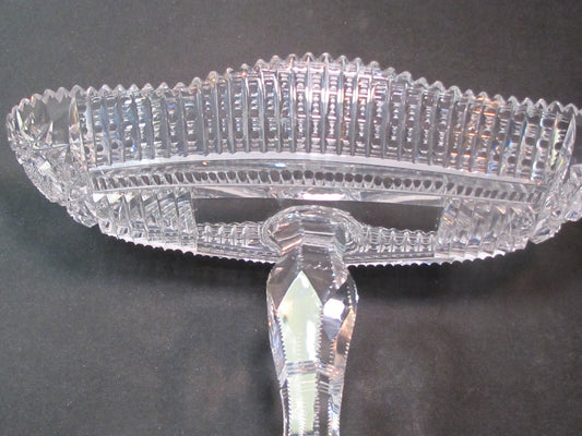 ABP Cut Glass Pedestal celery