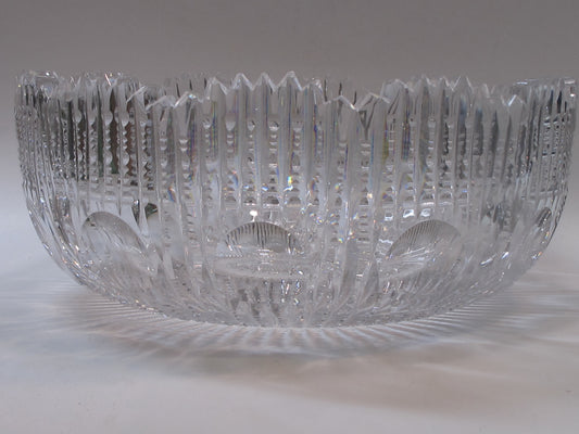abp cut glass bowl 9"