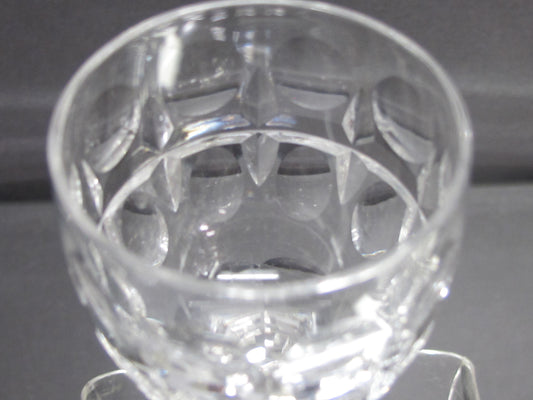 Signed Hand Cut Glass Liquor English Clifton Stuart