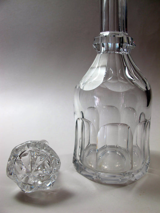 Cut Glass fluted Antique Decanter quality at its best - O'Rourke crystal awards & gifts abp cut glass