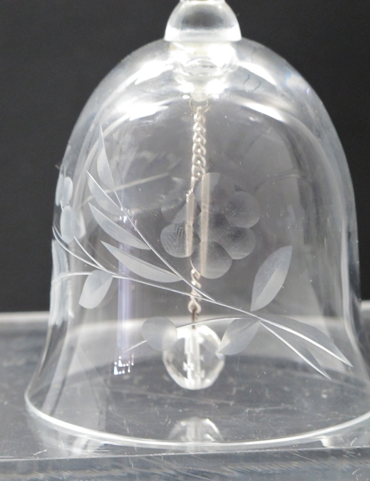 Lenox Bouquet Crystal bell Hand blown Made in USA - O'Rourke crystal awards & gifts abp cut glass