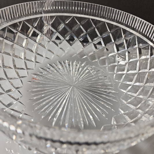 Signed Waterford 10" bowl Hand cut in Ireland