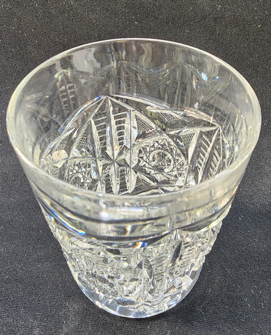 2 ABP Crystal Cut Glass DOR tumbler