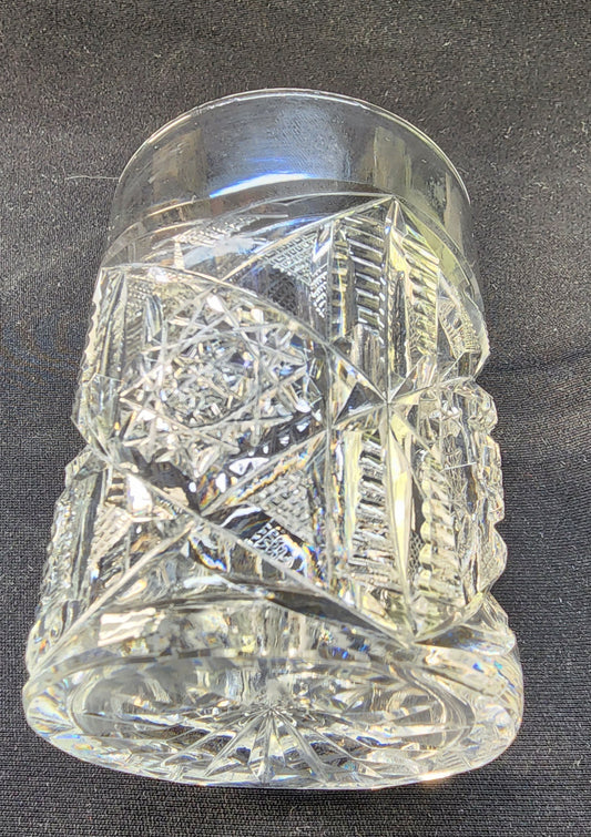 2 ABP Crystal Cut Glass DOR tumbler