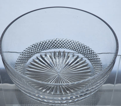 Hand cut lead crystal bowl,  Can be customized ,glass