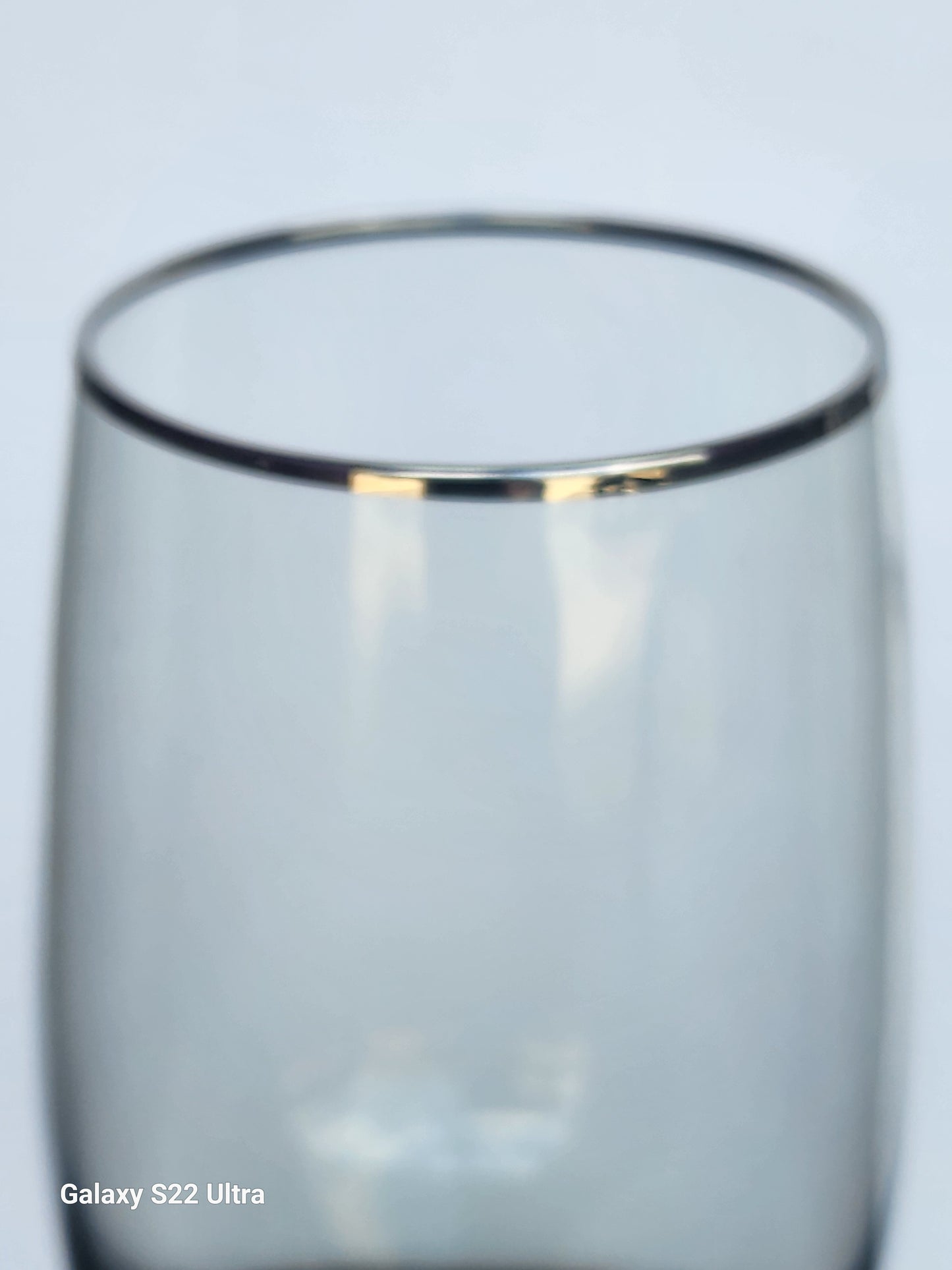 Lenox Green Shadow pattern beverage Platinum band Made in USA CH21