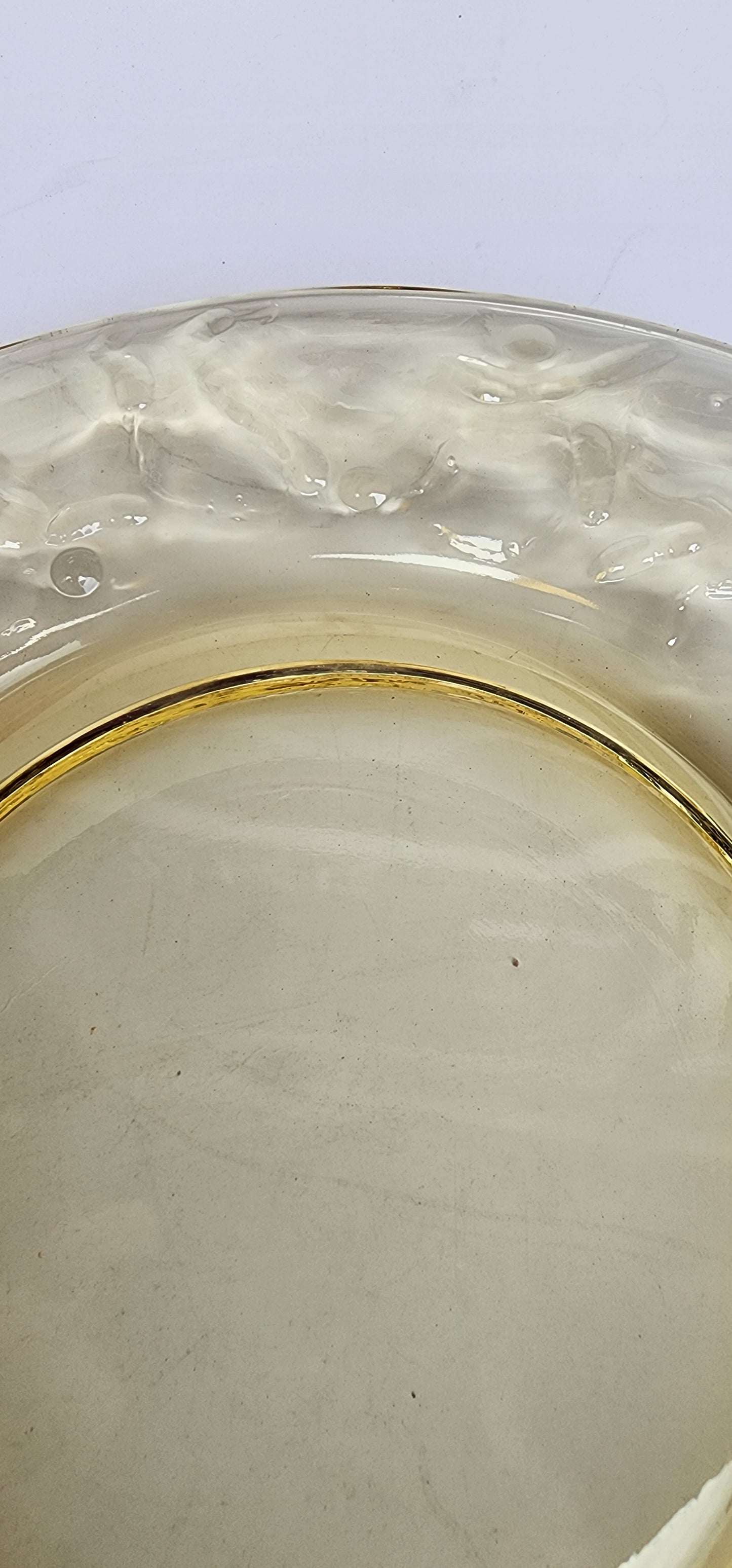 8 piece Bryce El Rancho amber glass plates