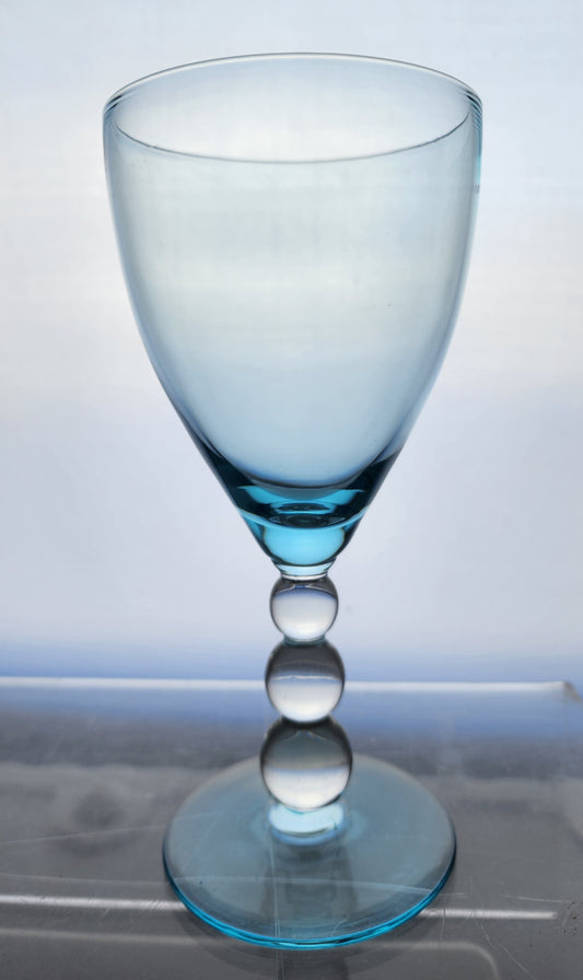 Bryce Aristocrat blue goblet glass 4 pieces BRE4