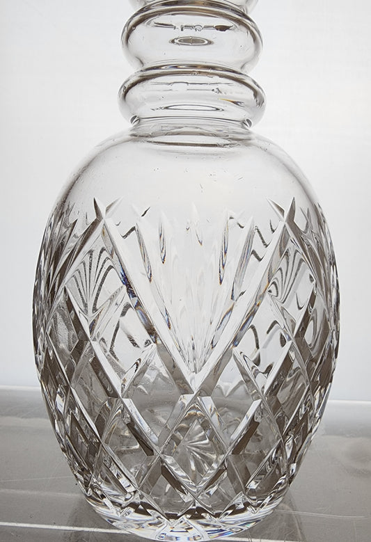 Galway Ashford Vintage hand cut glass decanter