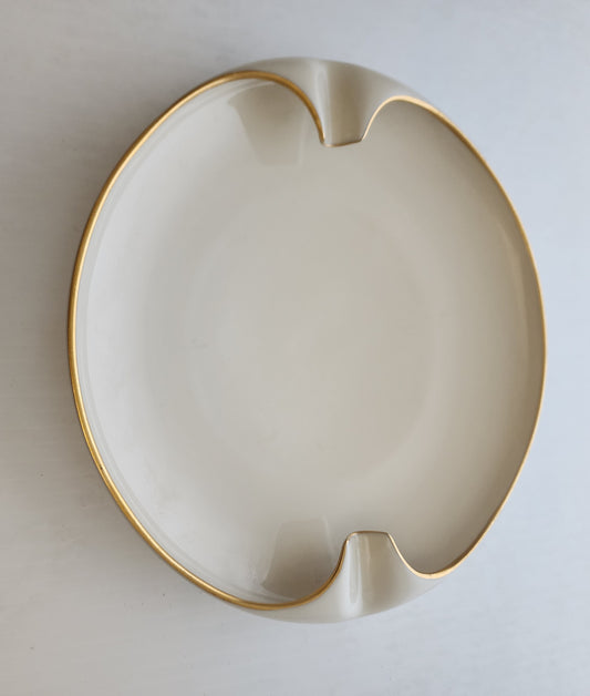 Sign lenox dish Made in usa Gold mark