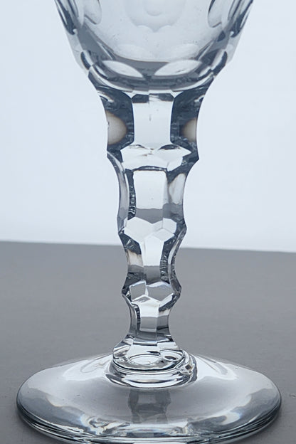 4 piece Duncan Miller Cut glass Splendor tall sherbet Crystal  Made in USA