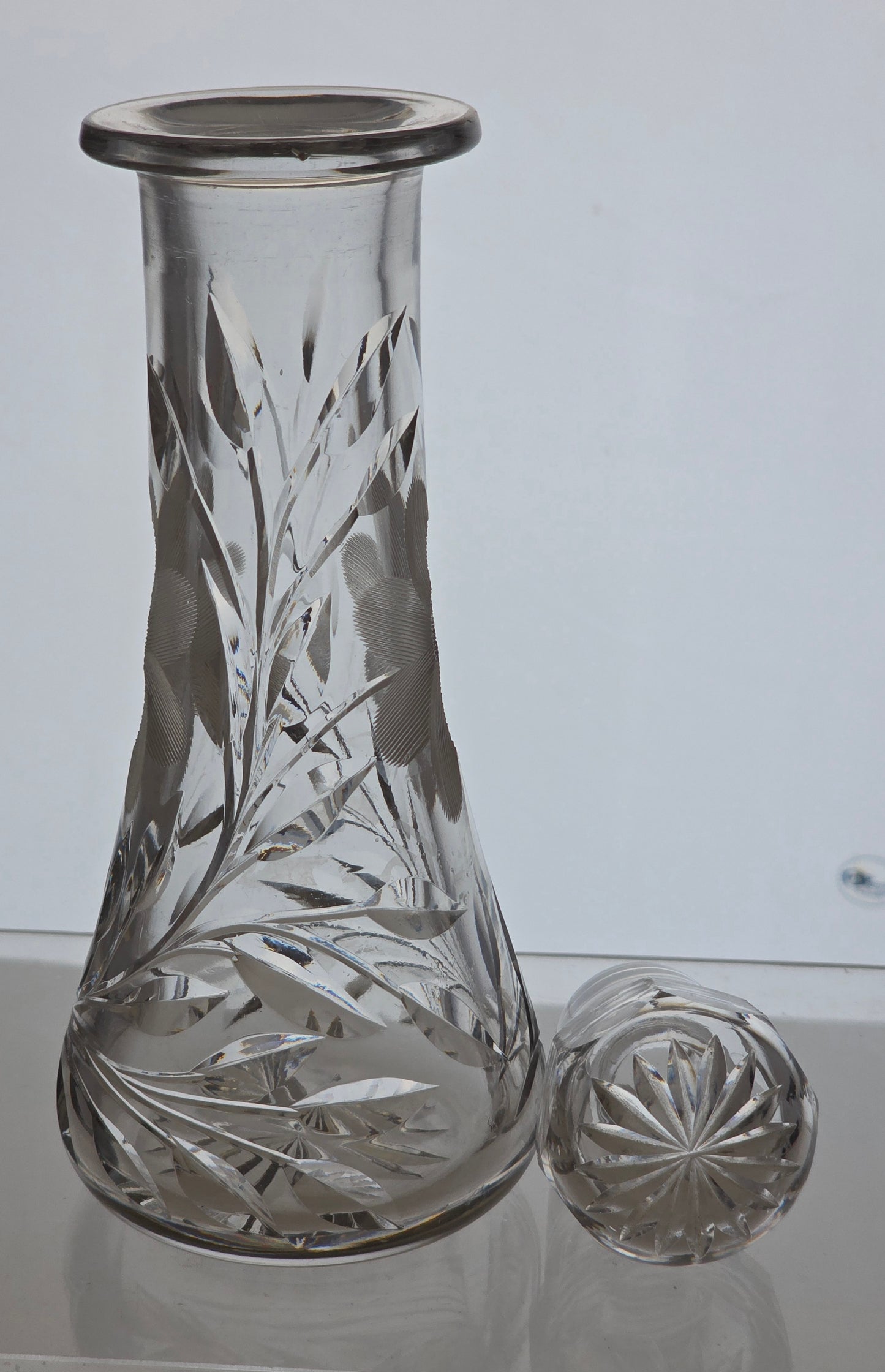 Cut Glass decanter,  Antique