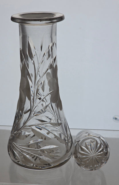 Cut Glass decanter,  Antique