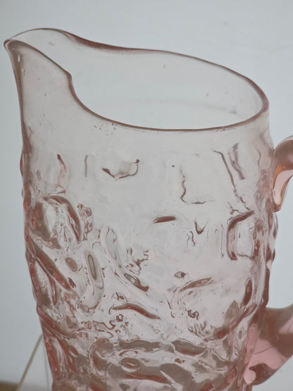 Bryce El Rancho pink glass pitcher