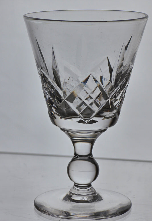 3 Signed Hand Cut Glass port Glengarry Cambridge Stuart