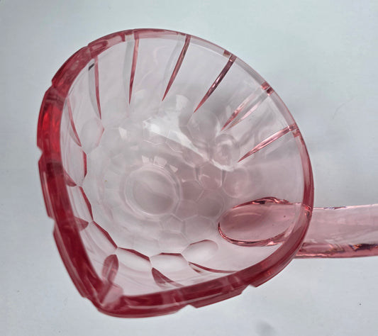 CUT GLASS Punch lathel pink #11