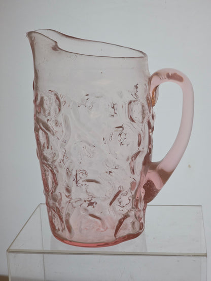 Bryce El Rancho pink glass pitcher