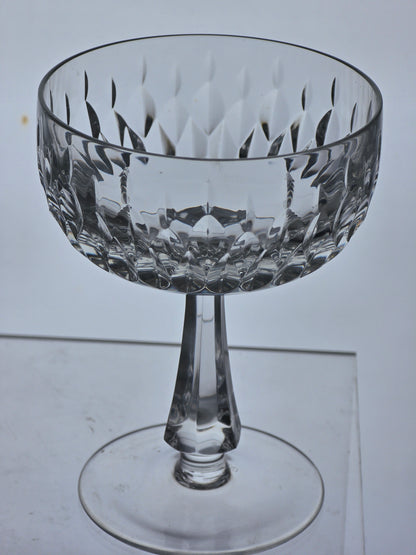 Gorham Crystal Chantilly dessert champagne glasses pair