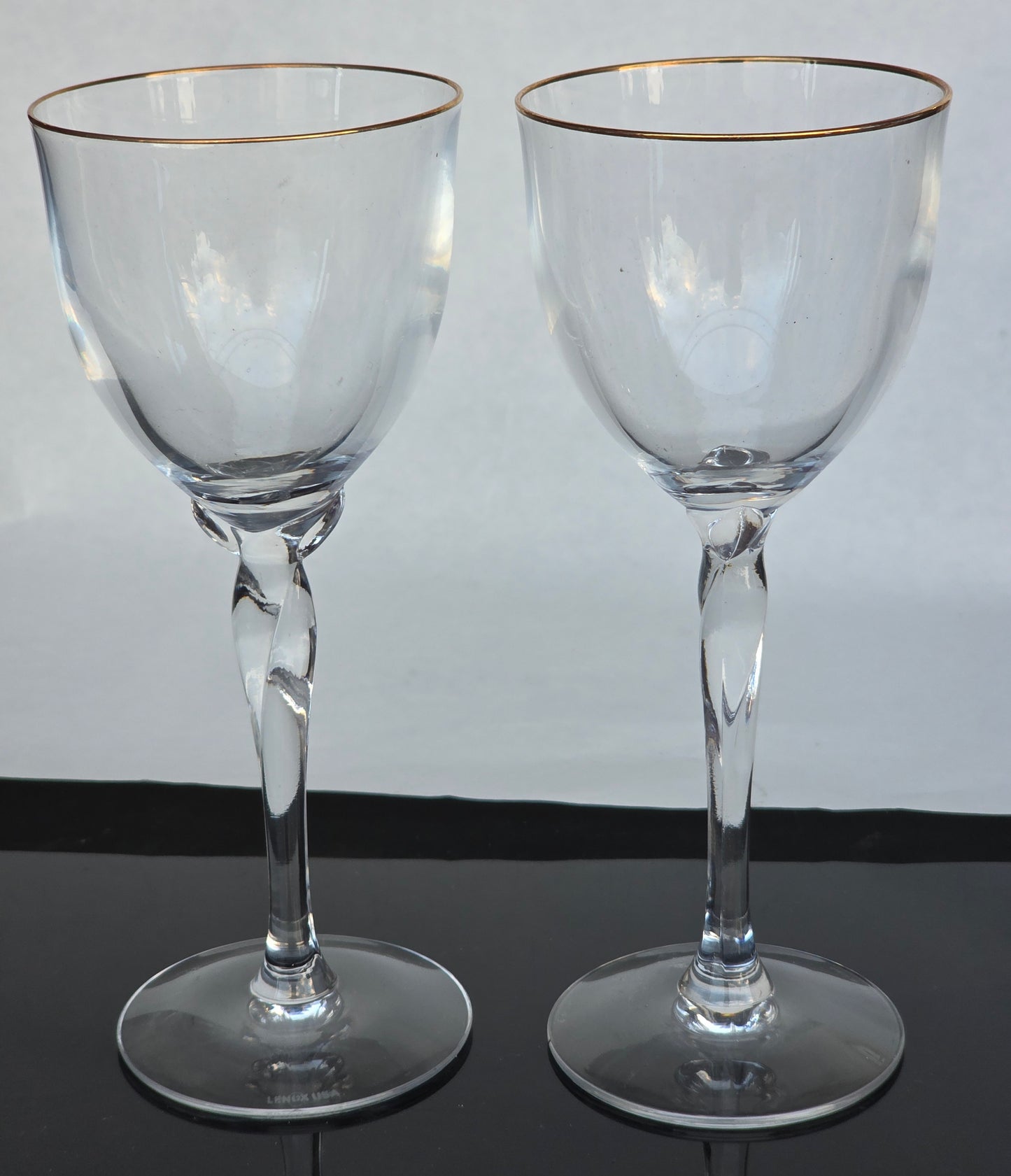 Signed Lenox Crystal Rythm wine replacement