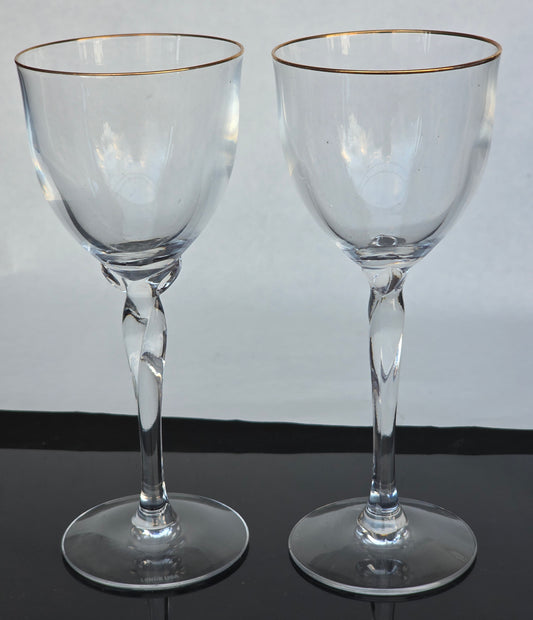 Signed Lenox Crystal Rythm wine replacement