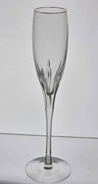 Lenox Cut glass firelight flute Crystal Made in USA