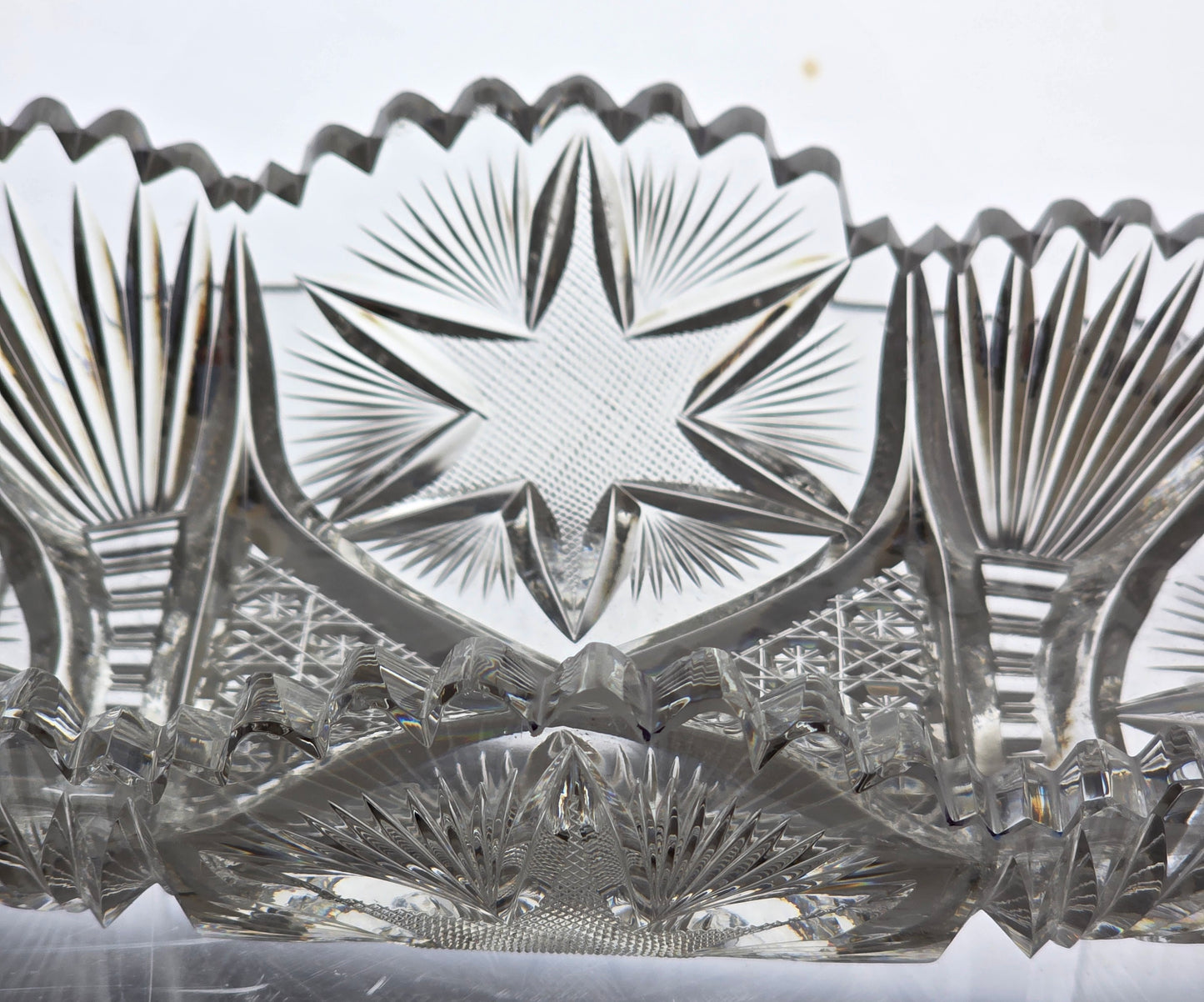 ABP Crystal Cut Glass celery star