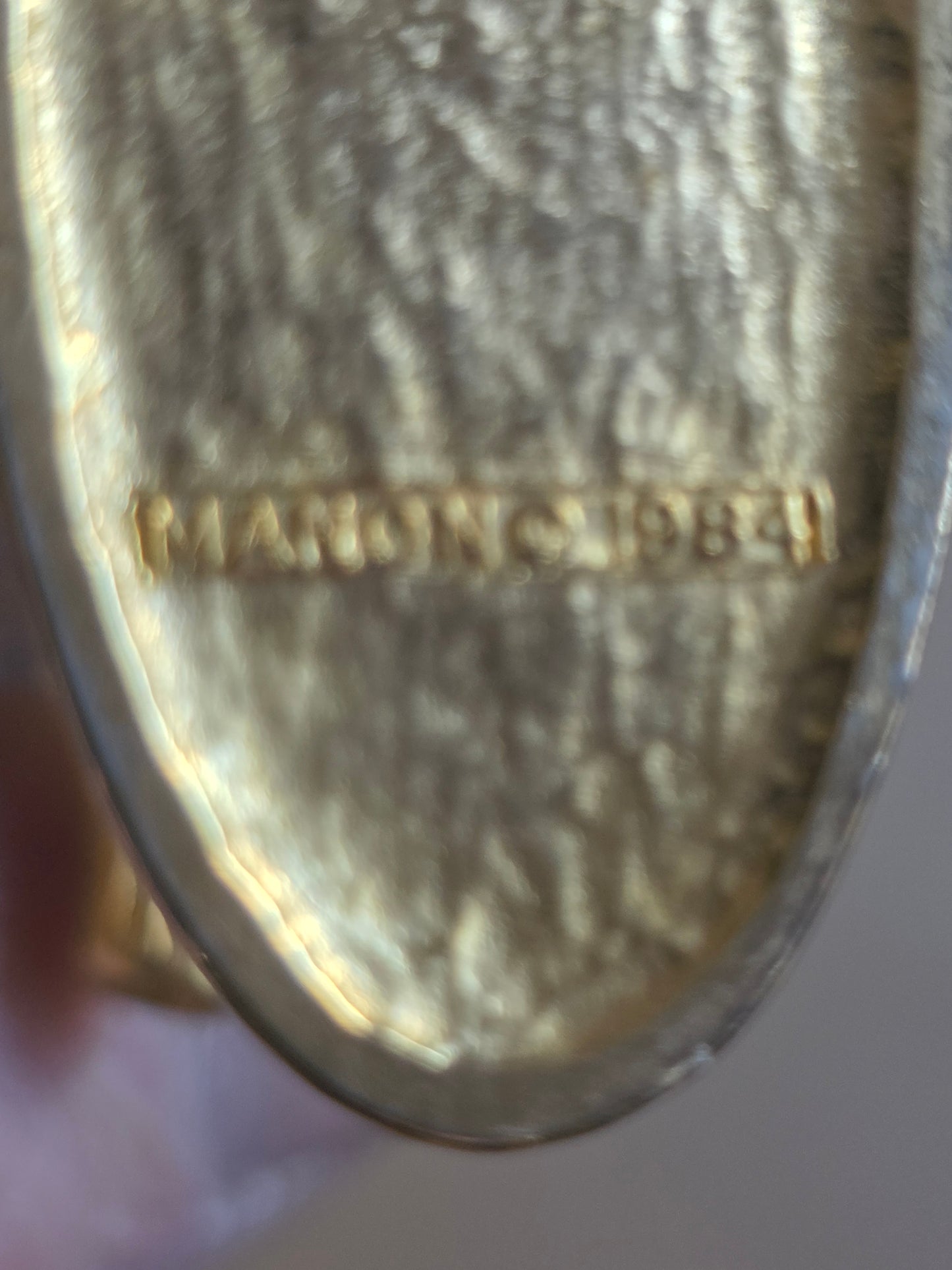 Manon crystal brass owl figurine