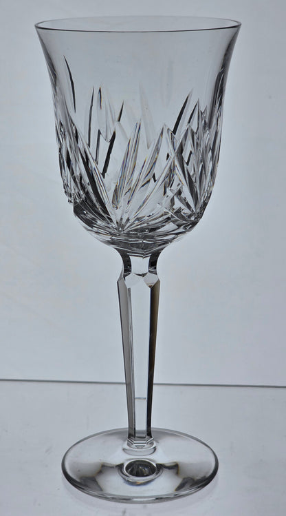 Signed Waterford CUT GLASS Leana goblet crystal