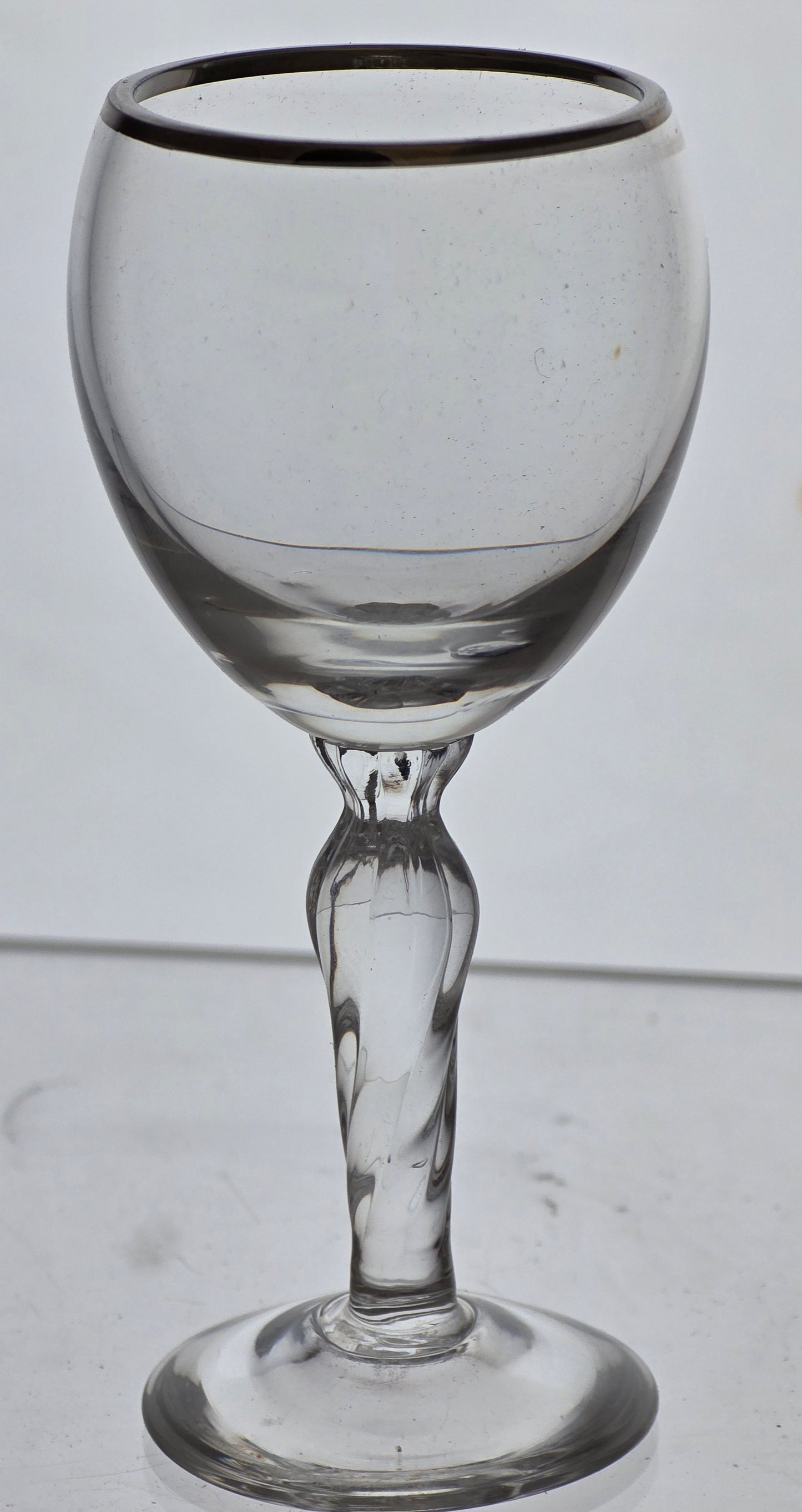 Lenox Crystal Monroe cordial  Made in USA Mt Pleasant PA mouth blown