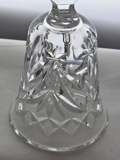 Signed Waterford Hand Cut glass BELL