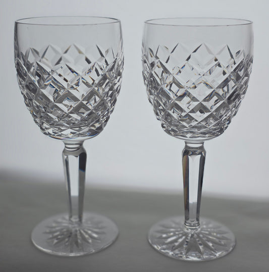 Signed Waterford CUT GLASS Comeragh goblet crystal