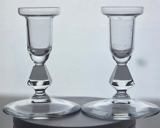 Bryce Aquarius  Crystal candle sticks pair