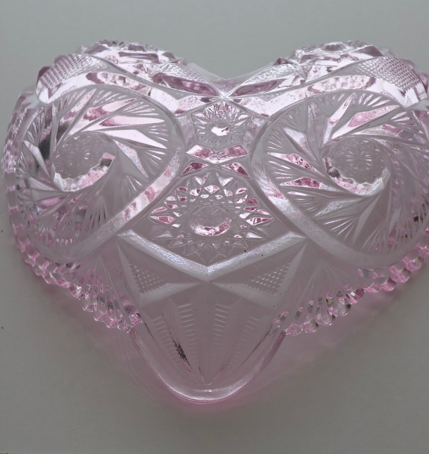 LE Smith pink heart dish
