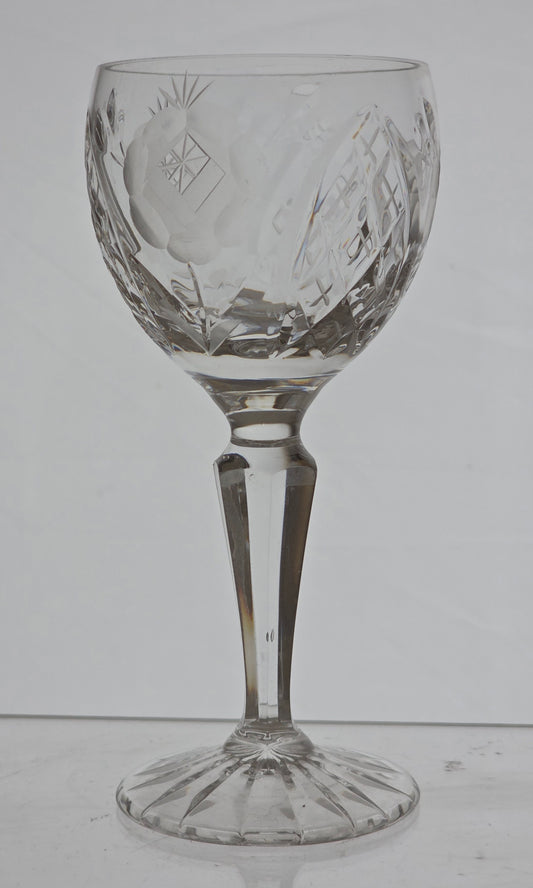 4 Cut glass Sherry Hungry vega