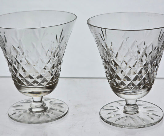 2 Rock Piccadilly oyster fruit cocktail glasses