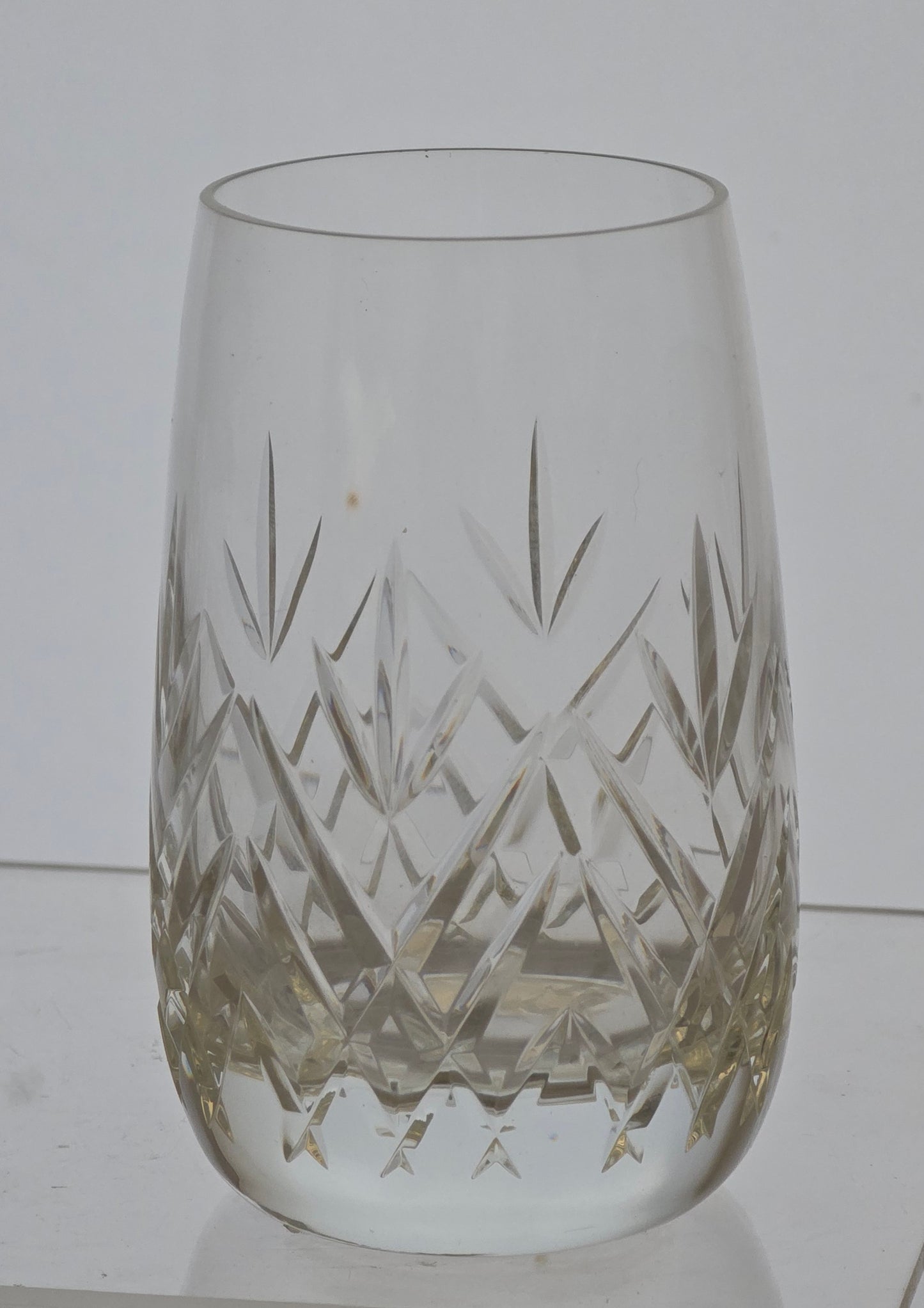 4 piece Schott - Zwiesel cut Tiffany pattern Hand cut Crystal juice glass