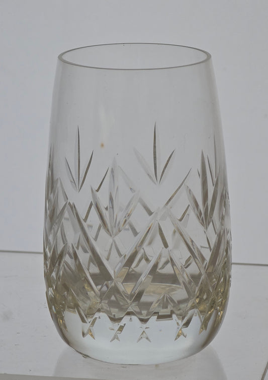 4 piece Schott - Zwiesel cut Tiffany pattern Hand cut Crystal juice glass