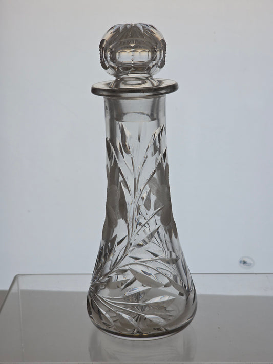Cut Glass decanter,  Antique