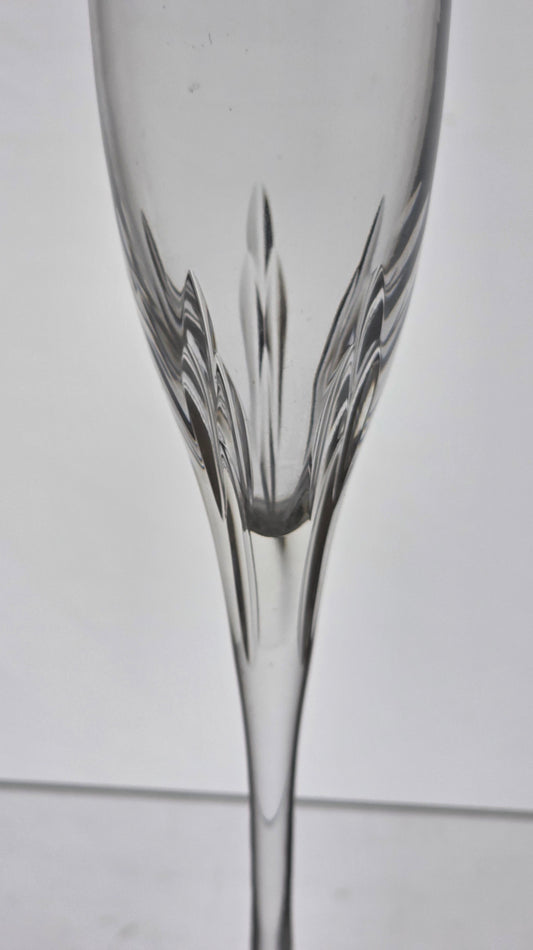 Lenox Cut glass firelight flute Crystal Made in USA